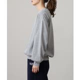 袖ボリューム裏起毛スウェットトレーナー | atONE | 詳細画像10