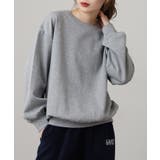 袖ボリューム裏起毛スウェットトレーナー | atONE | 詳細画像2