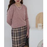 裏起毛指ぬきニットソー | atONE | 詳細画像10