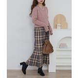 裏起毛指ぬきニットソー | atONE | 詳細画像14