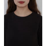 裏起毛指ぬきニットソー | atONE | 詳細画像18