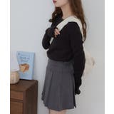 裏起毛指ぬきニットソー | atONE | 詳細画像2