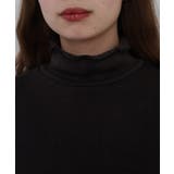 裏起毛メローハイネックニットソー | atONE | 詳細画像11 