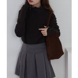 裏起毛メローハイネックニットソー | atONE | 詳細画像2 