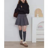 裏起毛メローハイネックニットソー | atONE | 詳細画像6 