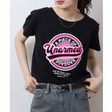 オーバーサイズシルエットショート丈ロゴプリントTシャツ | atONE | 詳細画像1 