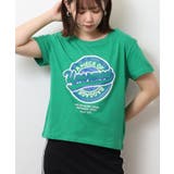 オーバーサイズシルエットショート丈ロゴプリントTシャツ | atONE | 詳細画像8 