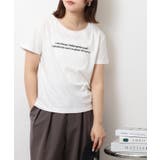 オーバーサイズシルエットショート丈ロゴプリントTシャツ | atONE | 詳細画像14 