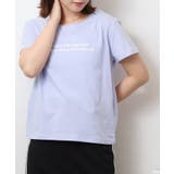 オーバーサイズシルエットショート丈ロゴプリントTシャツ | atONE | 詳細画像17 