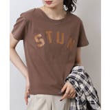 オーバーサイズシルエットショート丈ロゴプリントTシャツ | atONE | 詳細画像22 