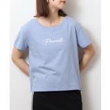 オーバーサイズシルエットショート丈ロゴプリントTシャツ | atONE | 詳細画像29 