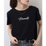 オーバーサイズシルエットショート丈ロゴプリントTシャツ | atONE | 詳細画像33 