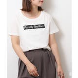 オーバーサイズシルエットショート丈ロゴプリントTシャツ | atONE | 詳細画像4 
