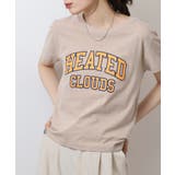 オーバーサイズシルエットショート丈ロゴプリントTシャツ | atONE | 詳細画像44 