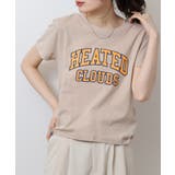 オーバーサイズシルエットショート丈ロゴプリントTシャツ | atONE | 詳細画像45 