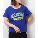 オーバーサイズシルエットショート丈ロゴプリントTシャツ | atONE | 詳細画像46 