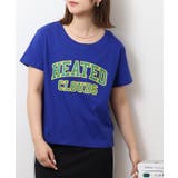 オーバーサイズシルエットショート丈ロゴプリントTシャツ | atONE | 詳細画像48 