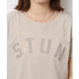 オーバーサイズシルエットショート丈ロゴプリントTシャツ | atONE | 詳細画像56 