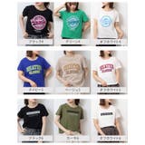 オーバーサイズシルエットショート丈ロゴプリントTシャツ | atONE | 詳細画像62 