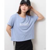 ショート丈裾フリンジオーバサイズシルエットロゴプリントTシャツ | atONE | 詳細画像19