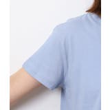 ショート丈裾フリンジオーバサイズシルエットロゴプリントTシャツ | atONE | 詳細画像61