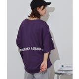 BIGロゴプリントポケット付きドルマンTシャツ | atONE | 詳細画像10 