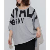 BIGロゴプリントポケット付きドルマンTシャツ | atONE | 詳細画像1 