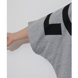 BIGロゴプリントポケット付きドルマンTシャツ | atONE | 詳細画像24 