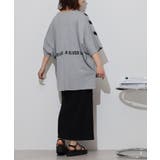 BIGロゴプリントポケット付きドルマンTシャツ | atONE | 詳細画像6 