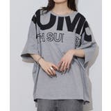 BIGロゴプリントポケット付きドルマンTシャツ | atONE | 詳細画像8