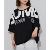 BIGロゴプリントポケット付きドルマンTシャツ | atONE | 詳細画像1