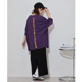 BIGロゴプリントポケット付きドルマンTシャツ | atONE | 詳細画像18