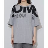 BIGロゴプリントポケット付きドルマンTシャツ | atONE | 詳細画像19