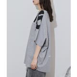 BIGロゴプリントポケット付きドルマンTシャツ | atONE | 詳細画像20