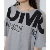 BIGロゴプリントポケット付きドルマンTシャツ | atONE | 詳細画像24