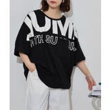 BIGロゴプリントポケット付きドルマンTシャツ | atONE | 詳細画像3