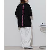 BIGロゴプリントポケット付きドルマンTシャツ | atONE | 詳細画像6