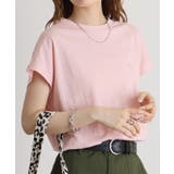 パステルピンク | オーバーサイズモックネックチュニックTee | atONE