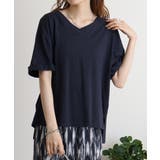 オーバーサイズVネックTee | atONE | 詳細画像8
