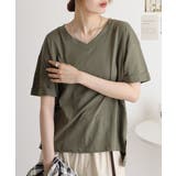 オーバーサイズVネックTee | atONE | 詳細画像12