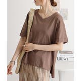 オーバーサイズVネックTee | atONE | 詳細画像17