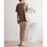 オーバーサイズVネックTee | atONE | 詳細画像20