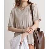 オーバーサイズVネックTee | atONE | 詳細画像21