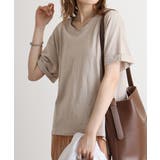 オーバーサイズVネックTee | atONE | 詳細画像22