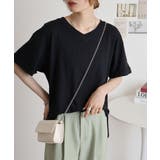 オーバーサイズVネックTee | atONE | 詳細画像1