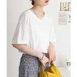 オーバーサイズVネックTee | atONE | 詳細画像28