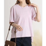 オーバーサイズVネックTee | atONE | 詳細画像33