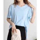 オーバーサイズVネックTee | atONE | 詳細画像36