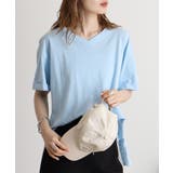 オーバーサイズVネックTee | atONE | 詳細画像38