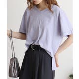 オーバーサイズVネックTee | atONE | 詳細画像41